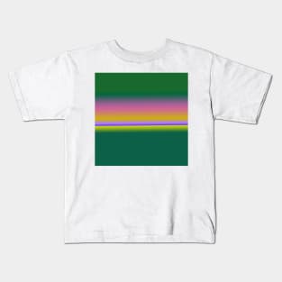 green pink yellow texture art Kids T-Shirt